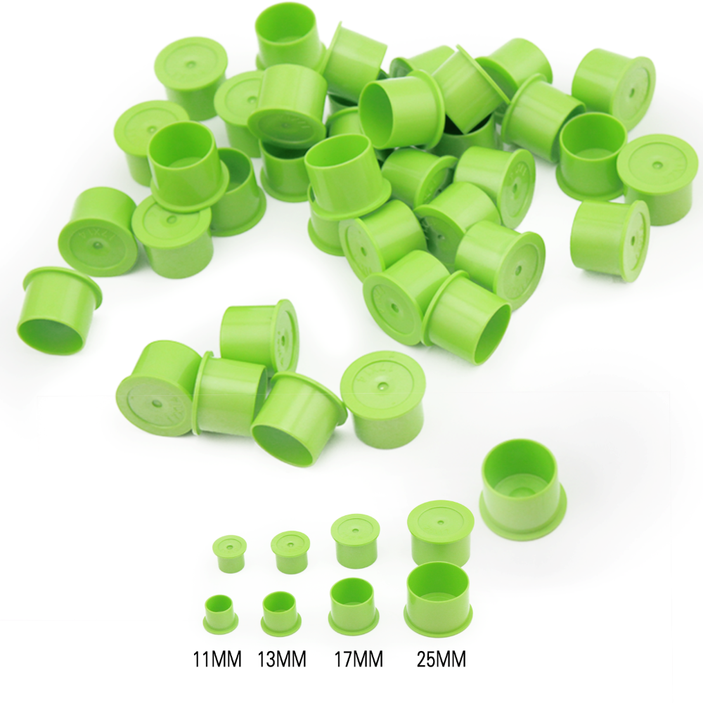 200pcs/Bag Tattoo Biodegradable Ink Cup PLA Recyclable for Permanent Makeup Cap