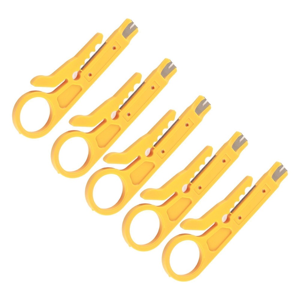 5Pcs Mini Wire Stripper Portable Durable Network Wire Stripper for CAT5 CAT5e