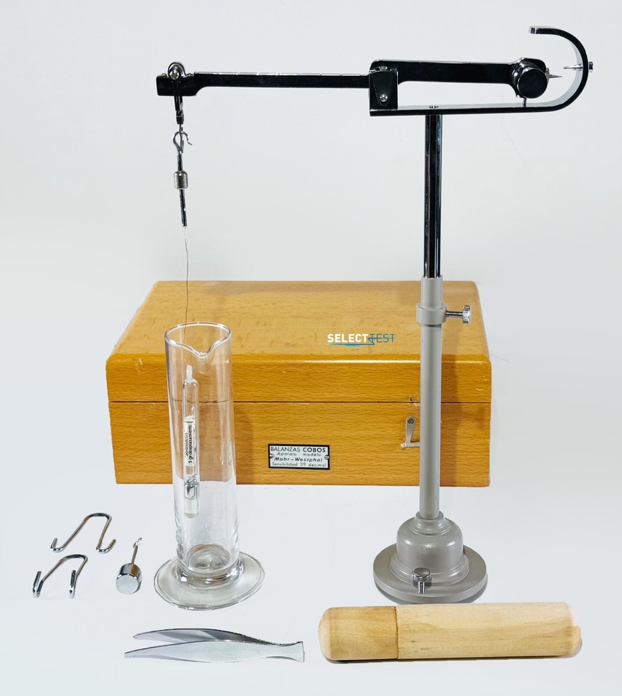 WESTPHAL/MOHR DENSITY (OR SPECIFIC GRAVITY) PRECISION BALANCE **LOOK** (REF.: N)