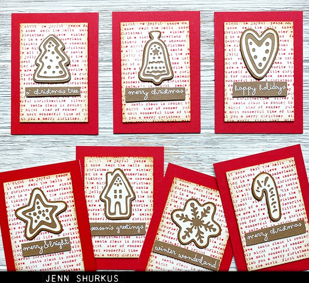 Sizzix Thinlits Christmas Cookies #665566 14pk set Retail $21.99 Tim Holtz