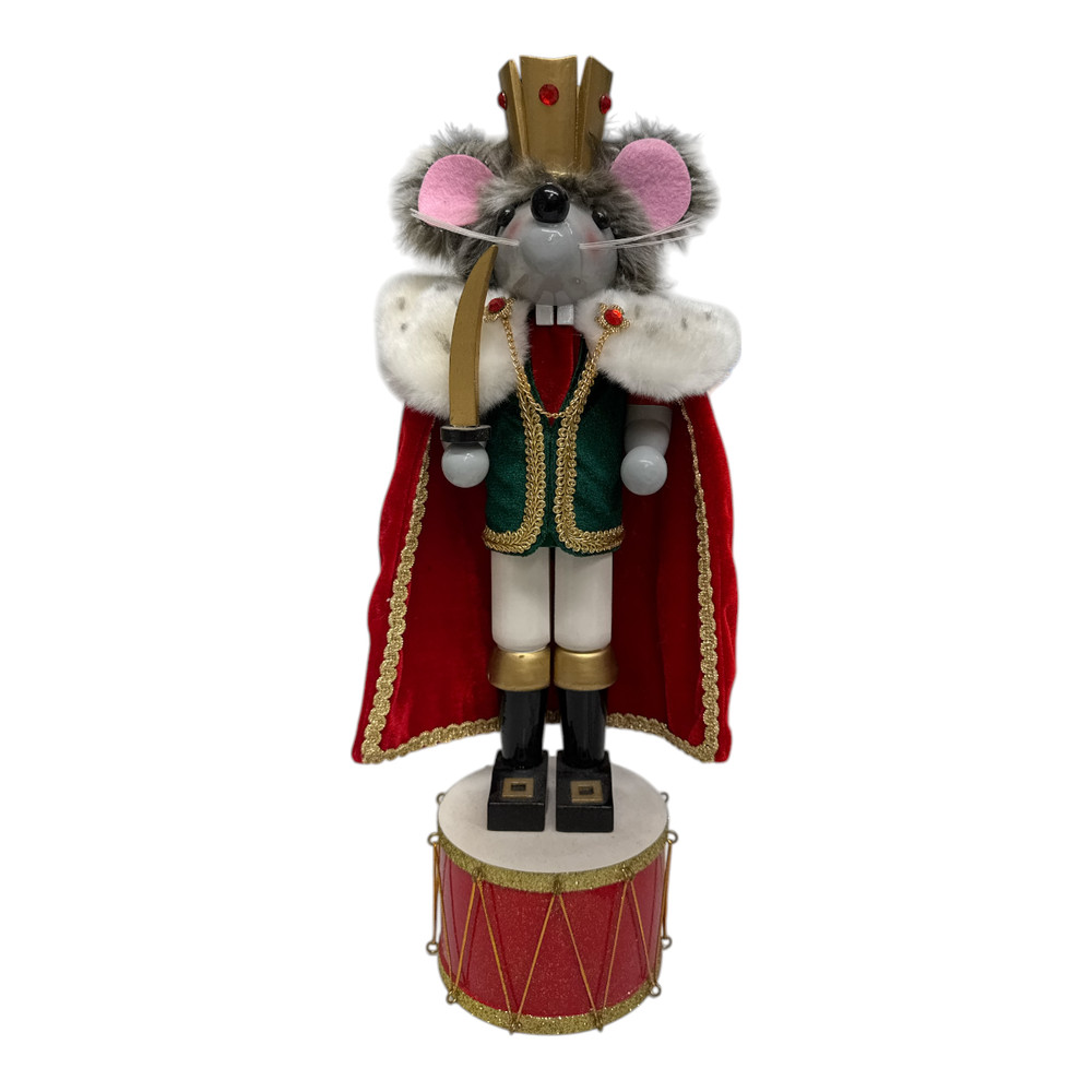 Vintage Lord & Taylor Mouse King Nutcracker 18" with Box 2003 EUC