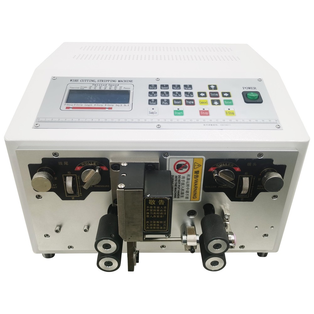 110V Automatic Wire Stripping Cutter Computer Controlled Wire Stripper 0.1-10mm²