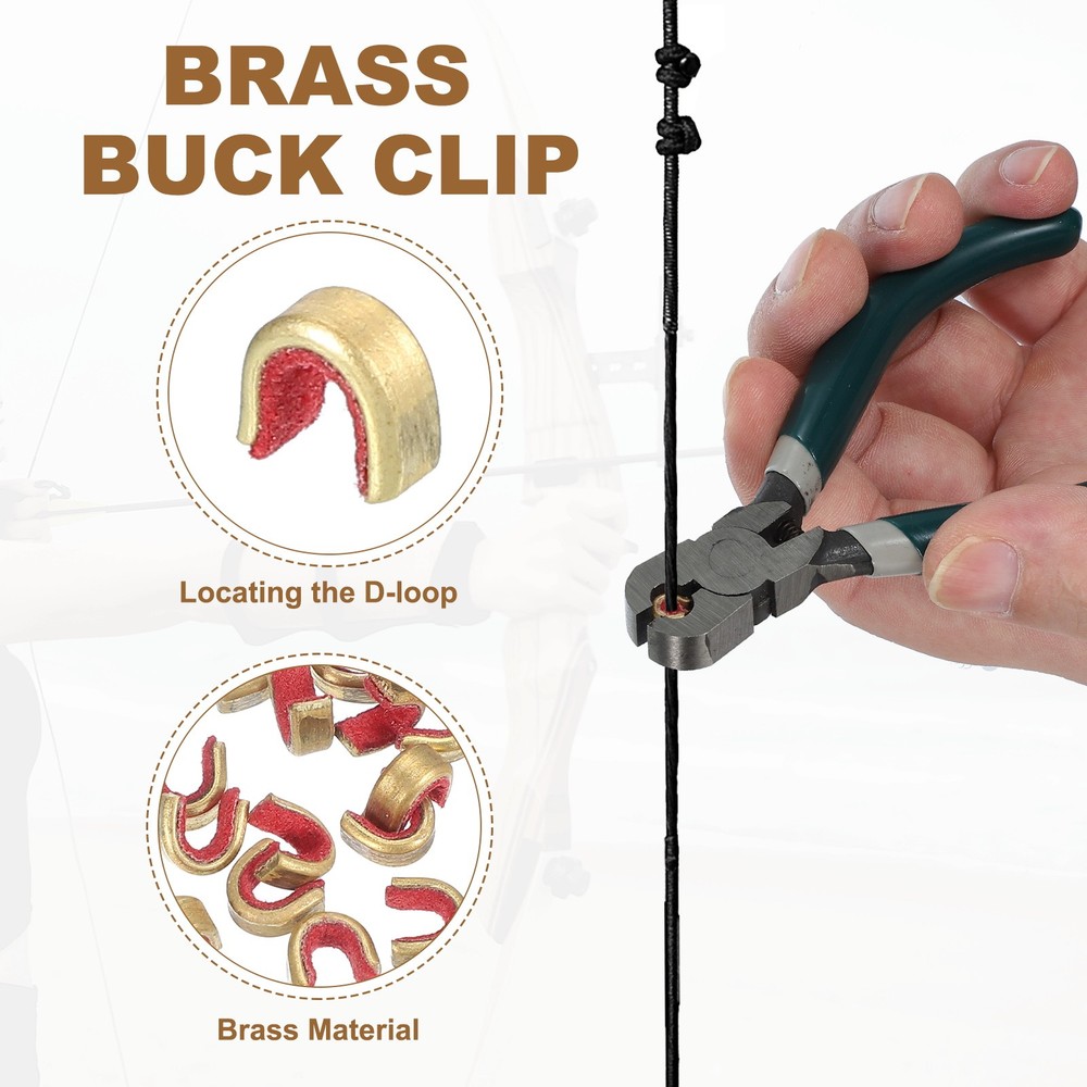 30 Pcs 6x3mm Bow String Nocking Points Red