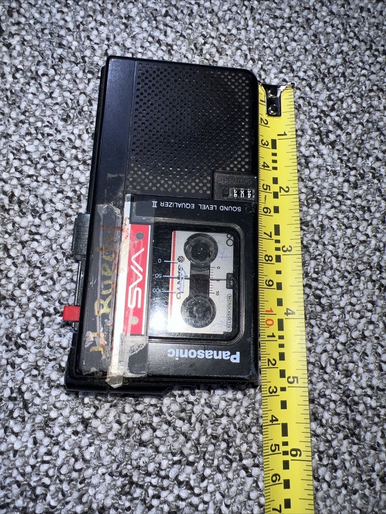Vintage Panasonic Microcassette Recorder RN-125 Voice Activation *READ* Handheld