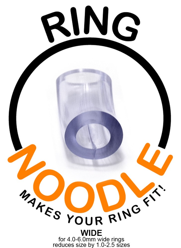 The Original RING NOODLE by PGC Inc - 6 Pack (WIDE) Ring Guard / Ring Sizer