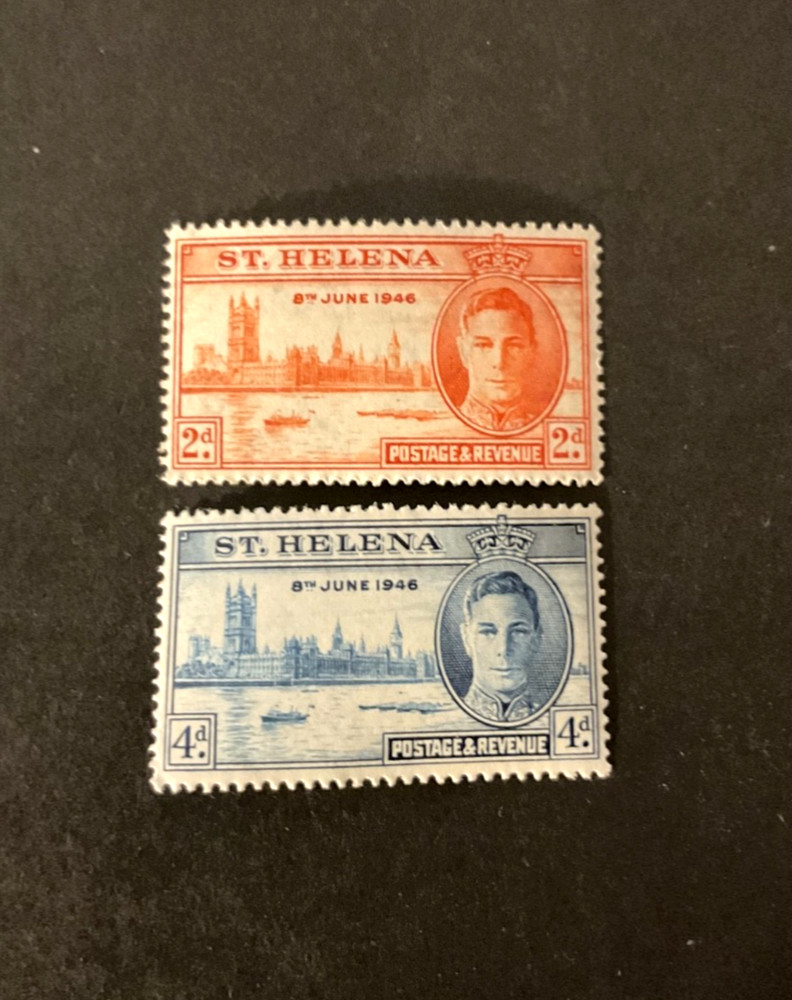 Stamps St Helena Scott #128-9 never hinged