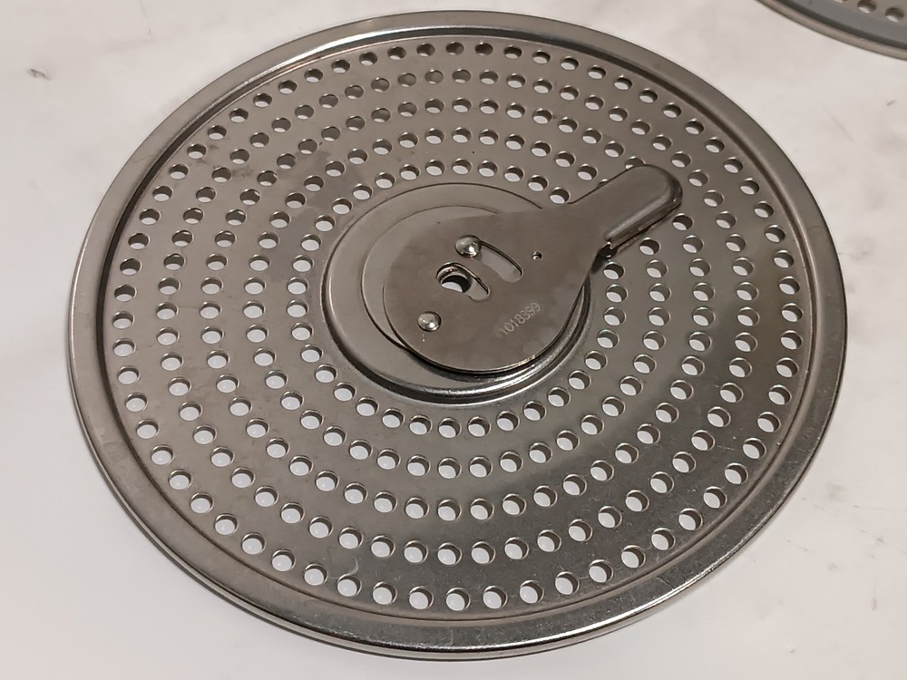 3 Round 7.25" Universal Metal Filter Retention Plates & Sterilization Container