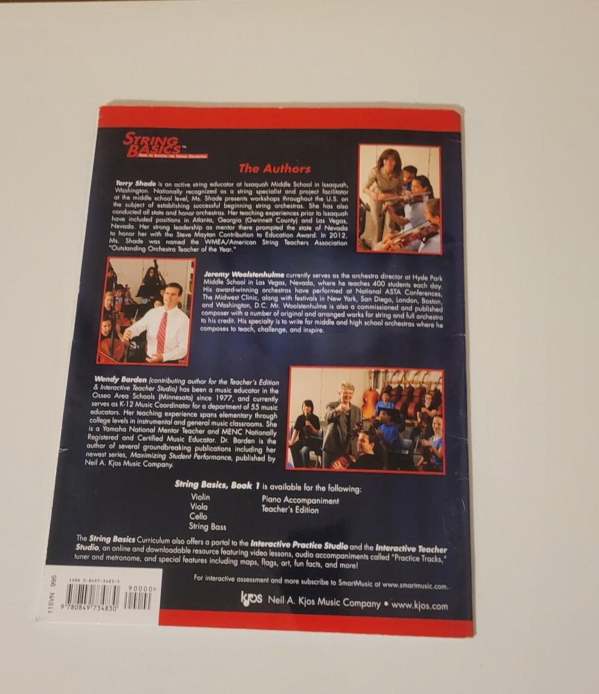 115VN - String Basics: Steps to Success for String Orchestra Violin Book 1