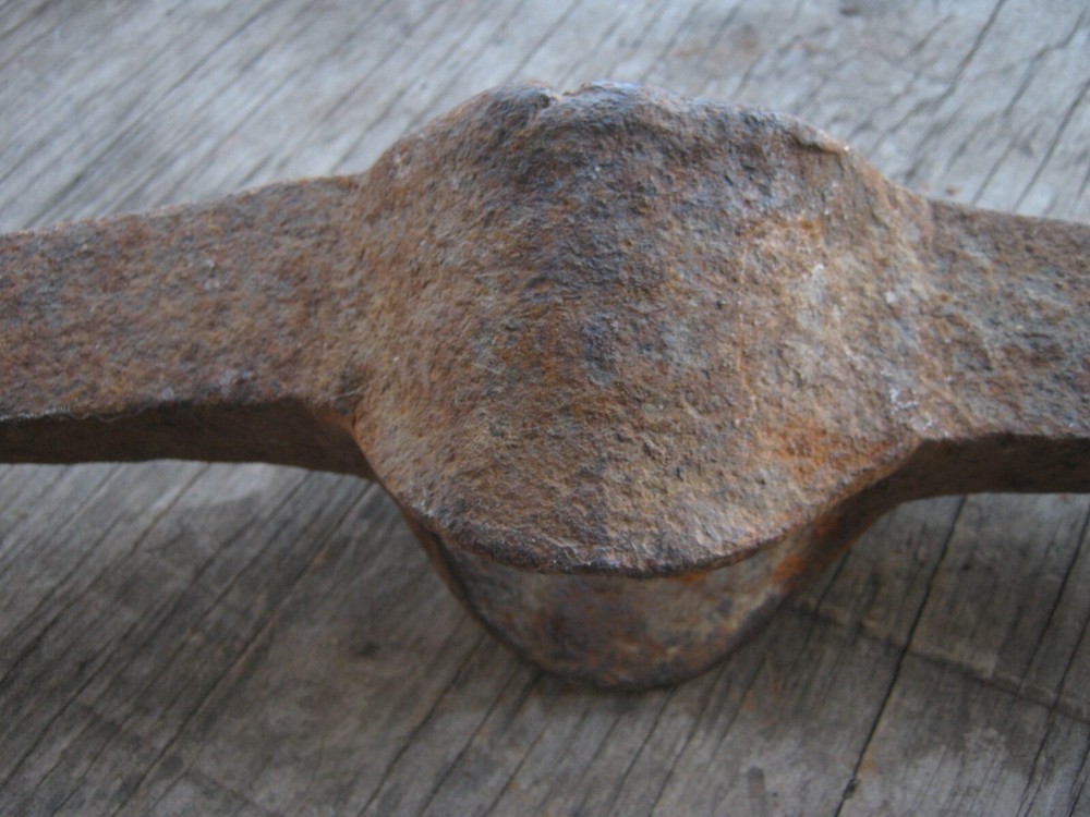 Rusty Rustic Original Vintage Primitive Metal Long Pick no handle