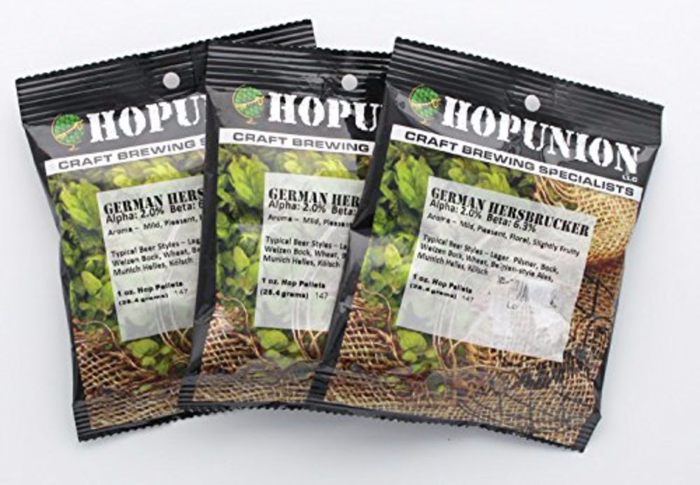 German Hersbrucker Hop Pellets 3 oz for Home Brew Beer Making