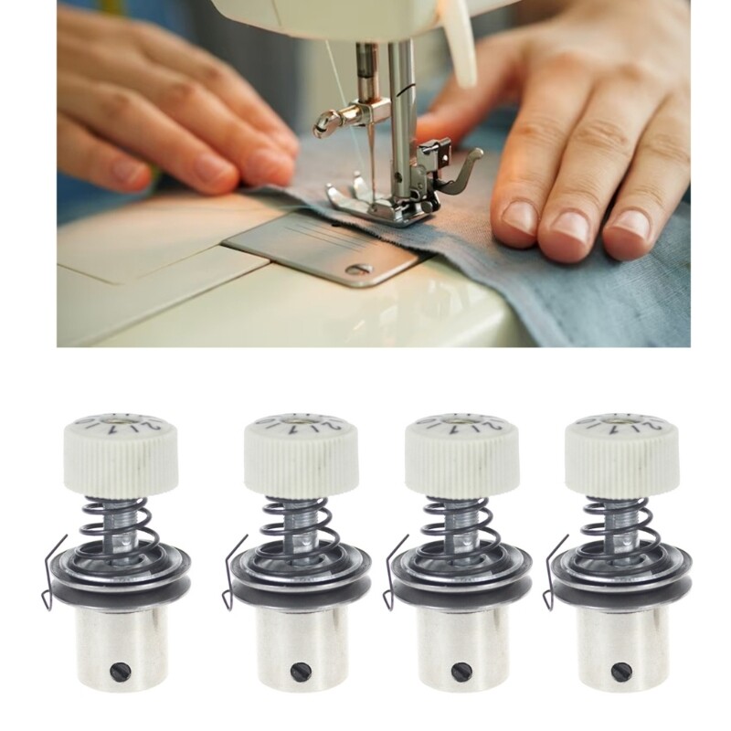 4Pcs Industrial Sewing Machine Thread Tension Regulator Thread Tension Assembly