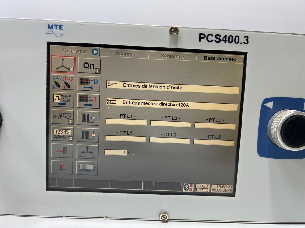 MTE PCS400.3 Control For Modular three-phase Portable Source Test System