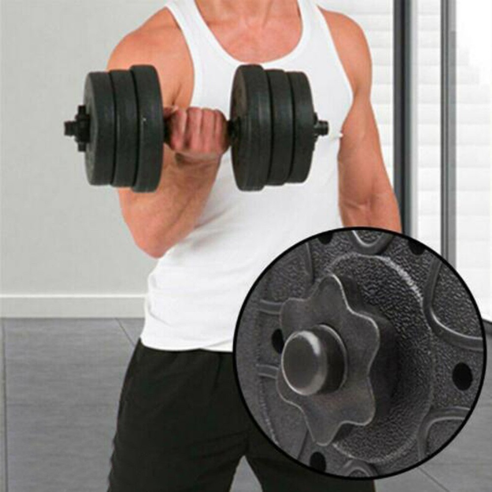 Barbell Spinlock Collars Clips Collars Dumbbell Nut Spin Useful Duable