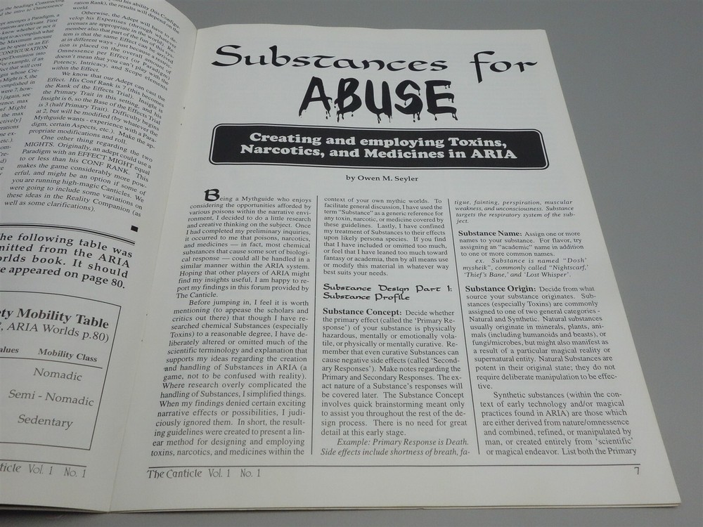 The Canticle: Issue # 1 Premier Issue