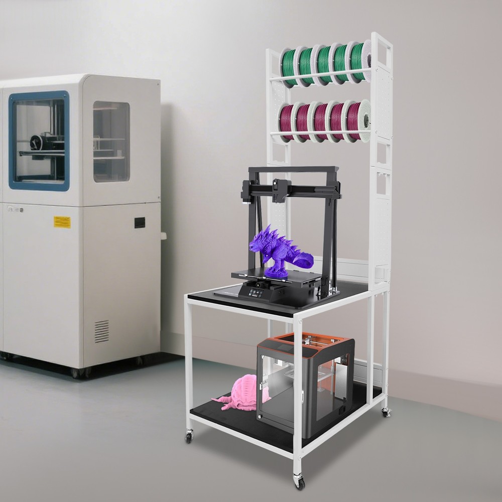 3D Printer Stand with Double Layer, 3D Printer Filament Storage Rack