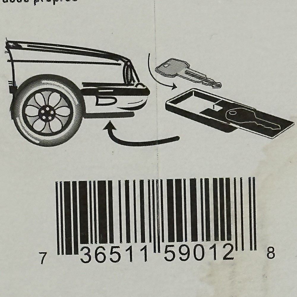 Hillman Plastic Magnetic Key Case (Home/Auto Hide-a-Key)
