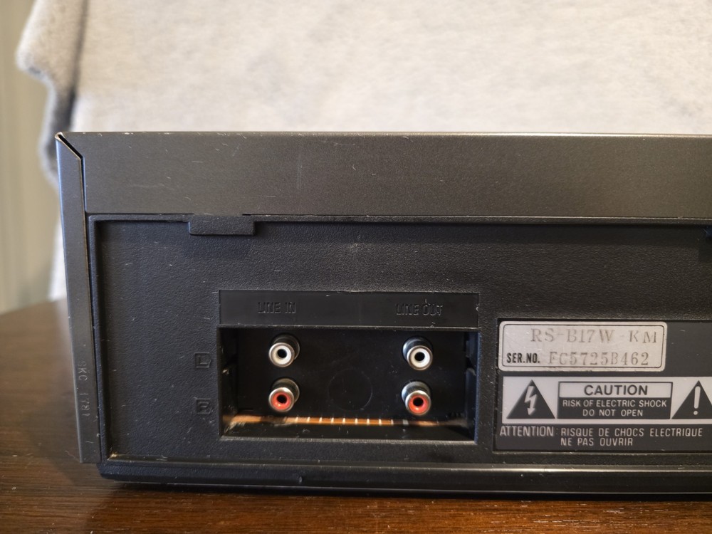 Technics RS-B17W Dual Cassette Deck Tested