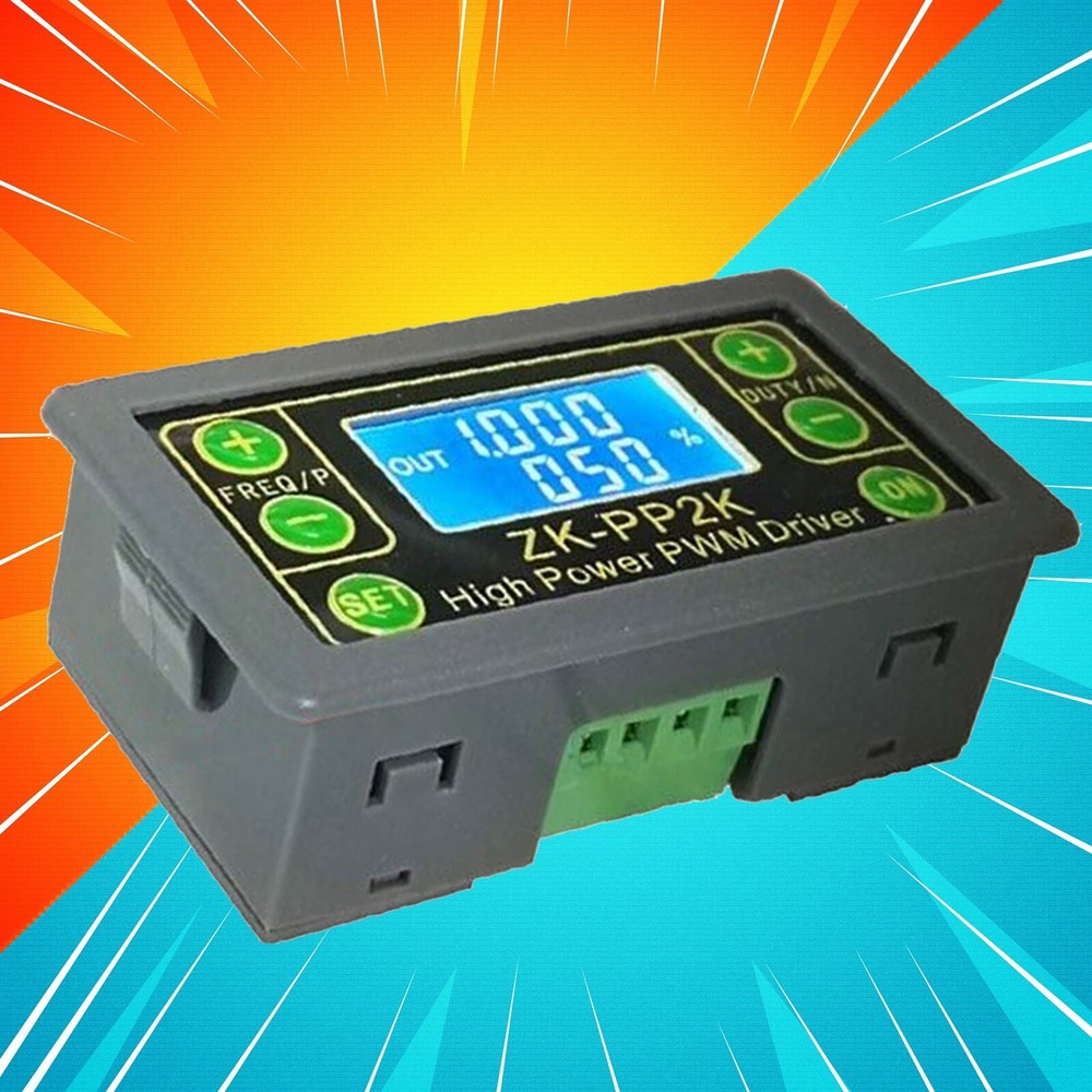 PWM Pulse Generator Frequency Duty Cycle Adjust Motor Speed Controller PP2Kbj