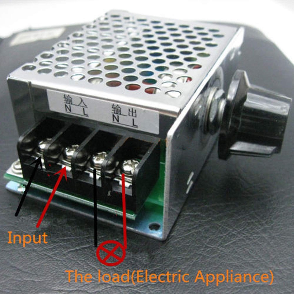 4000W Motor Speed Controller Control Board AC 110V Adjustable SCR High Power