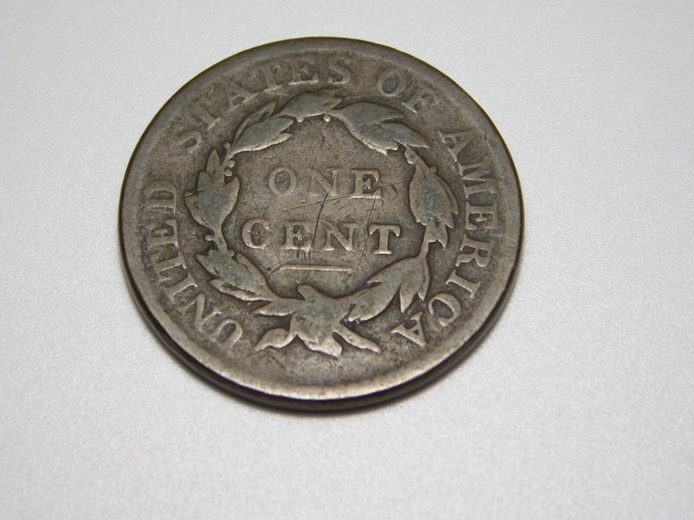 OLD US COPPER COINS 1819 CORONET HEAD LARGE CENT