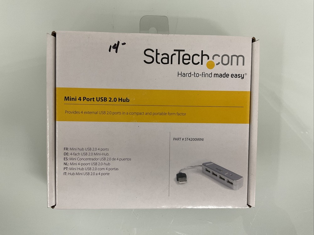 StarTech.com  (ST4200MINI) 4-Ports External Hub
