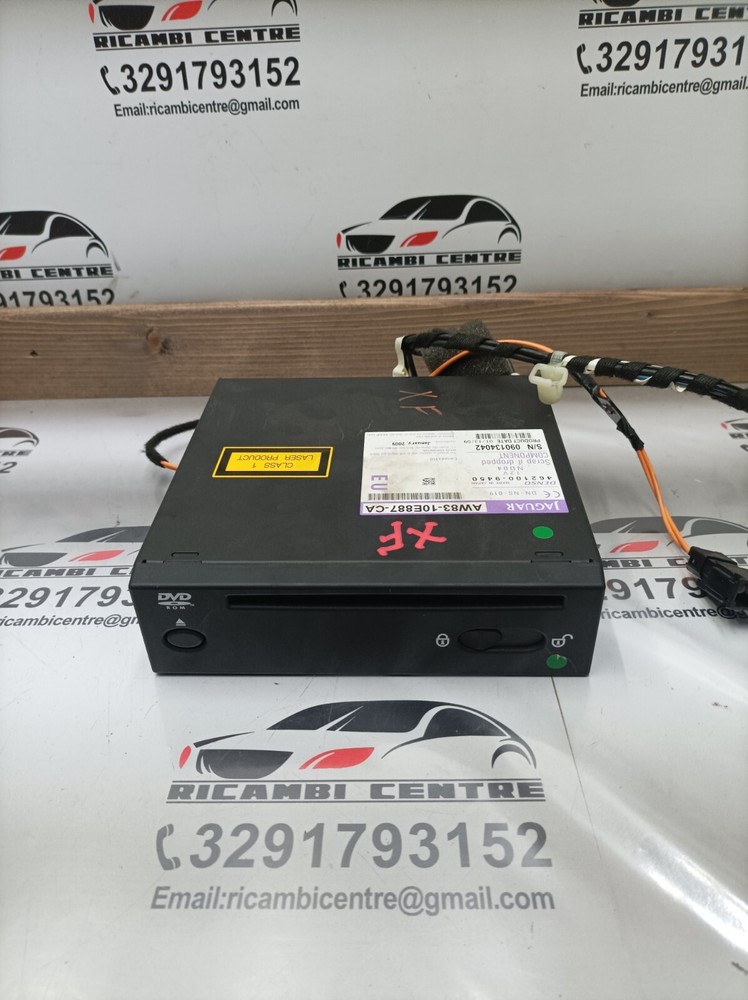 💥CD CHARGER DVD PLAYER NAVIGATION MODULE JAGUAR XF AW83-10E887-CA D3