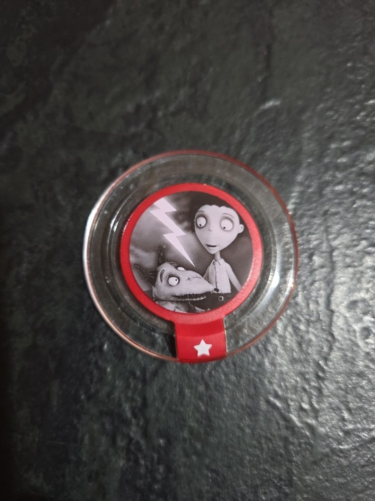 Disney Infinity FRANKENWEENIE Disc: ELECTRO-CHARGE Circle Ability Disc