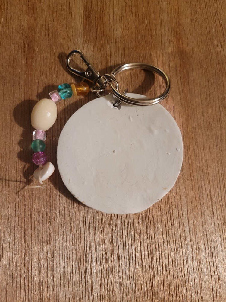 Florida Stay Forever Keychain w Glow Bead