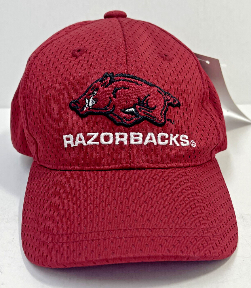 Arkansas Razorbacks - RED BASEBALL CAP HAT -YOUTH ONE SIZE FITS ALL, ADJUSTABLE