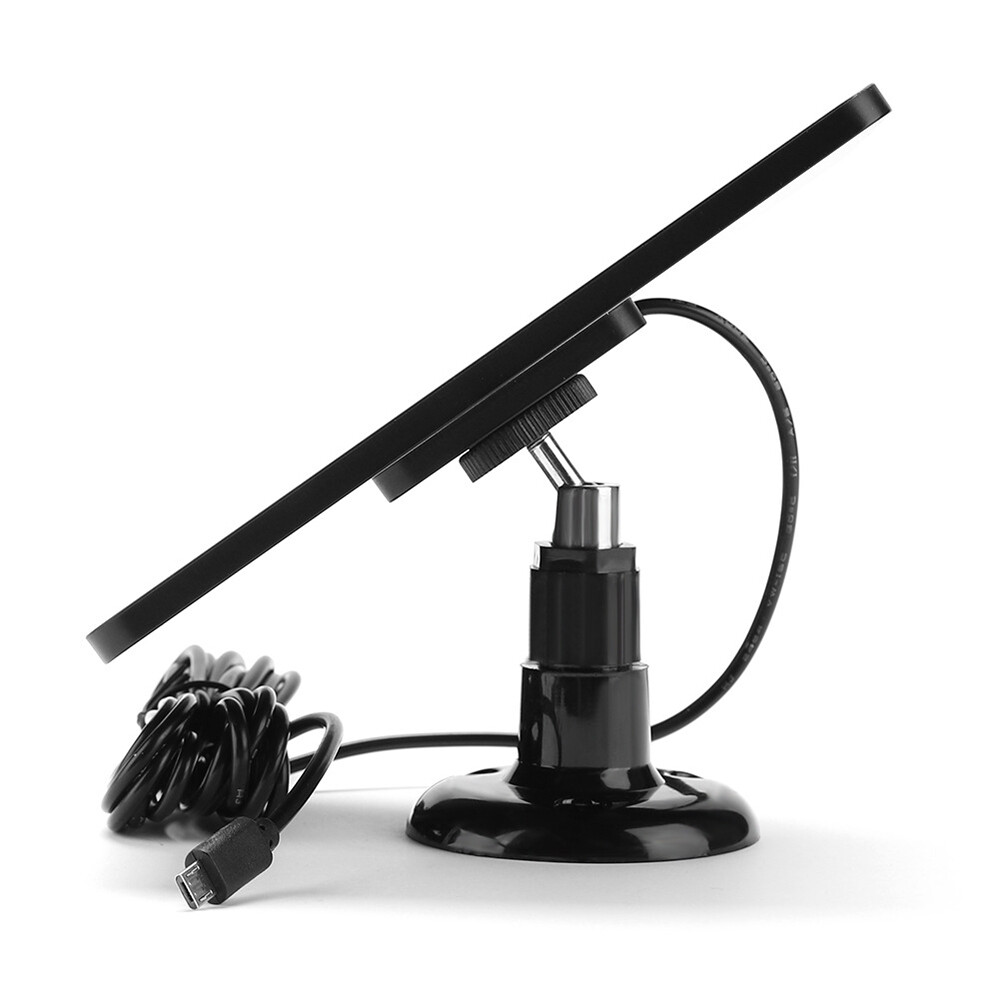 Solar Panel Micro USB C Power CCTV Camera Security Cam Battery Charger Outdoor