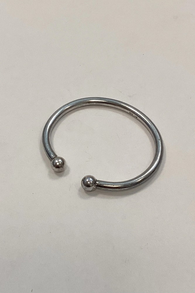Ole Jacobsen Modern Open Bangle in Sterling Silver