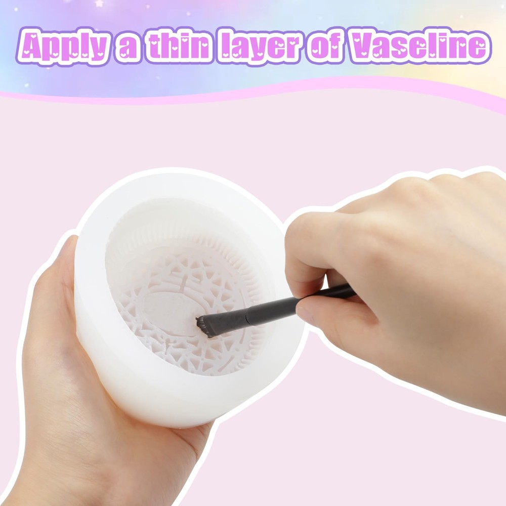 Taba Squishy Cookie Biscuit Mold Kit Large Small Sandwich Layer Craft Making