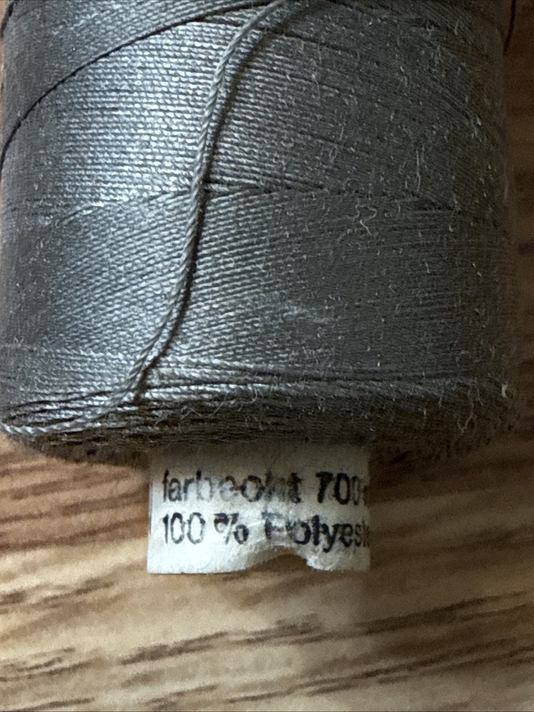 Amann Serger Thread Gray Overlock Sewing Thread Spool Made in Germany