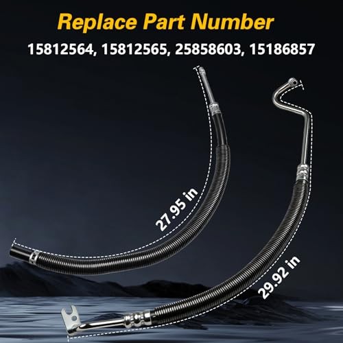 Power Steering Pressure & Return Hose Line Assembly, Power Steering Hose