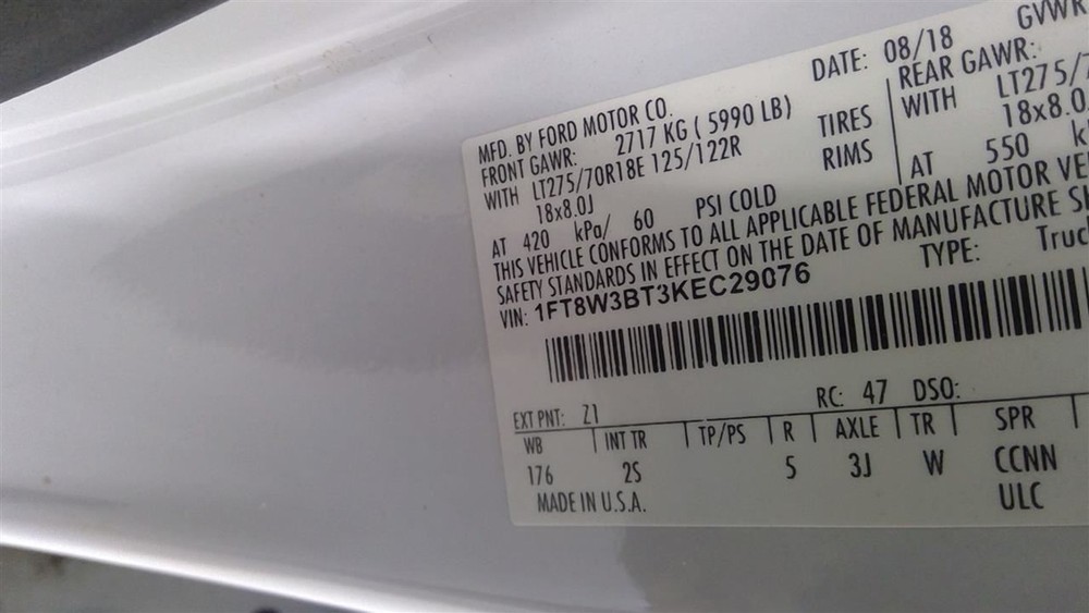 F350SD 2019 High Mounted Stop Light 1645627