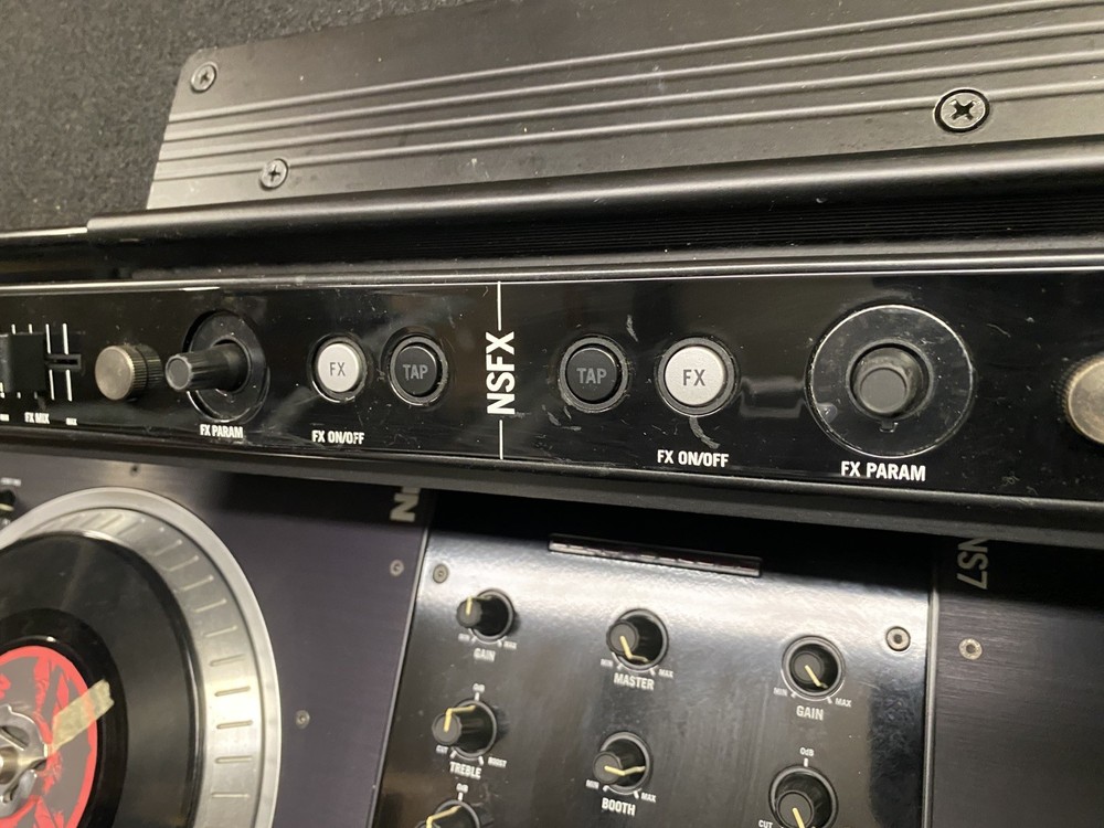 Numark NS7 DJ Controller + NSFX Effects Controller & Case W/ Cords | Big Bundle