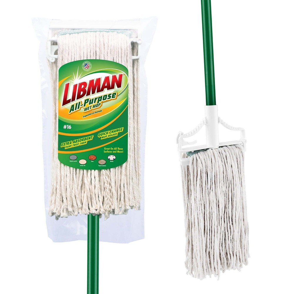 All-Purpose Wet Mop (#16 Head) Cotton Blend