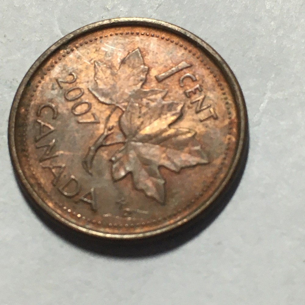 2007 CANADA ONE CENT COIN .