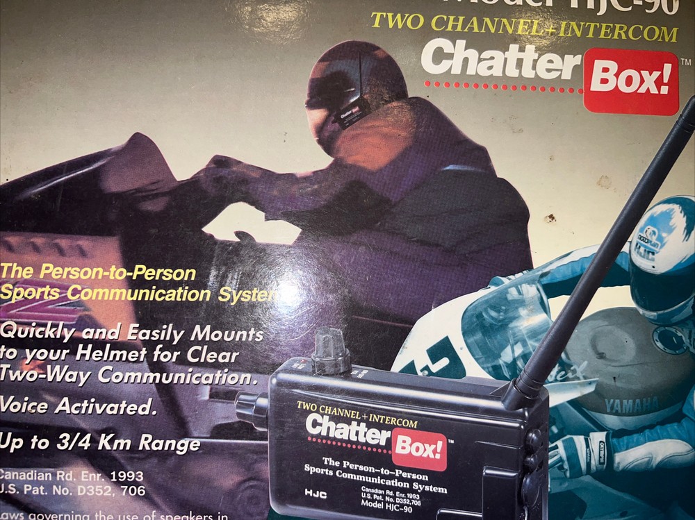 Chatter Box HJC-90 Two channel plus Intercom - Sports Communication System