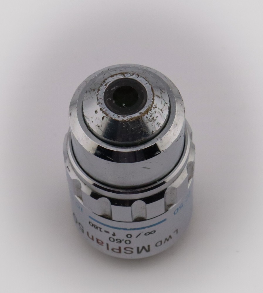 Olympus LWD MSPlan 50X Metallurgical Microscope Objective