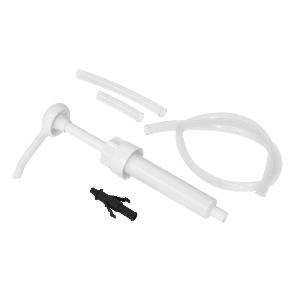 Sealey 5 Litres Container Hand Pump Mess & Waste Liquid Eliminated White TP5000