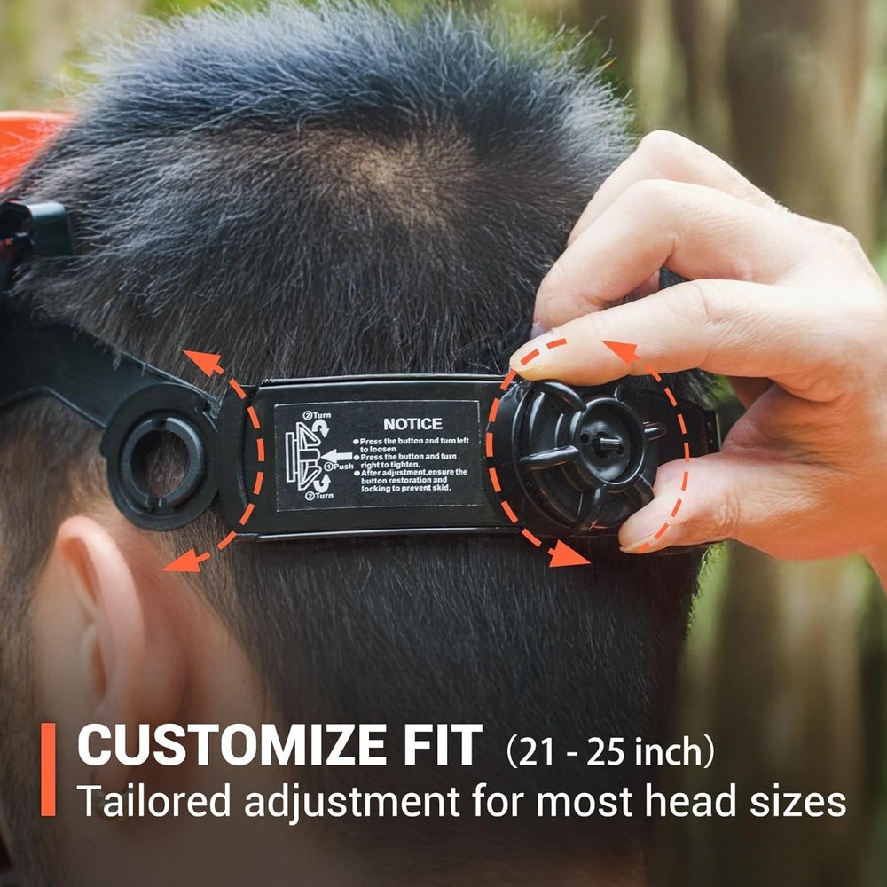 Clear & Mesh Face Shield Combo with Hearing Protection