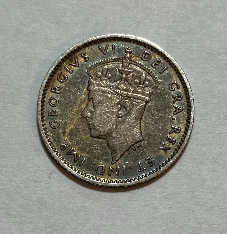 1938 Newfoundland Silver 5 Cents