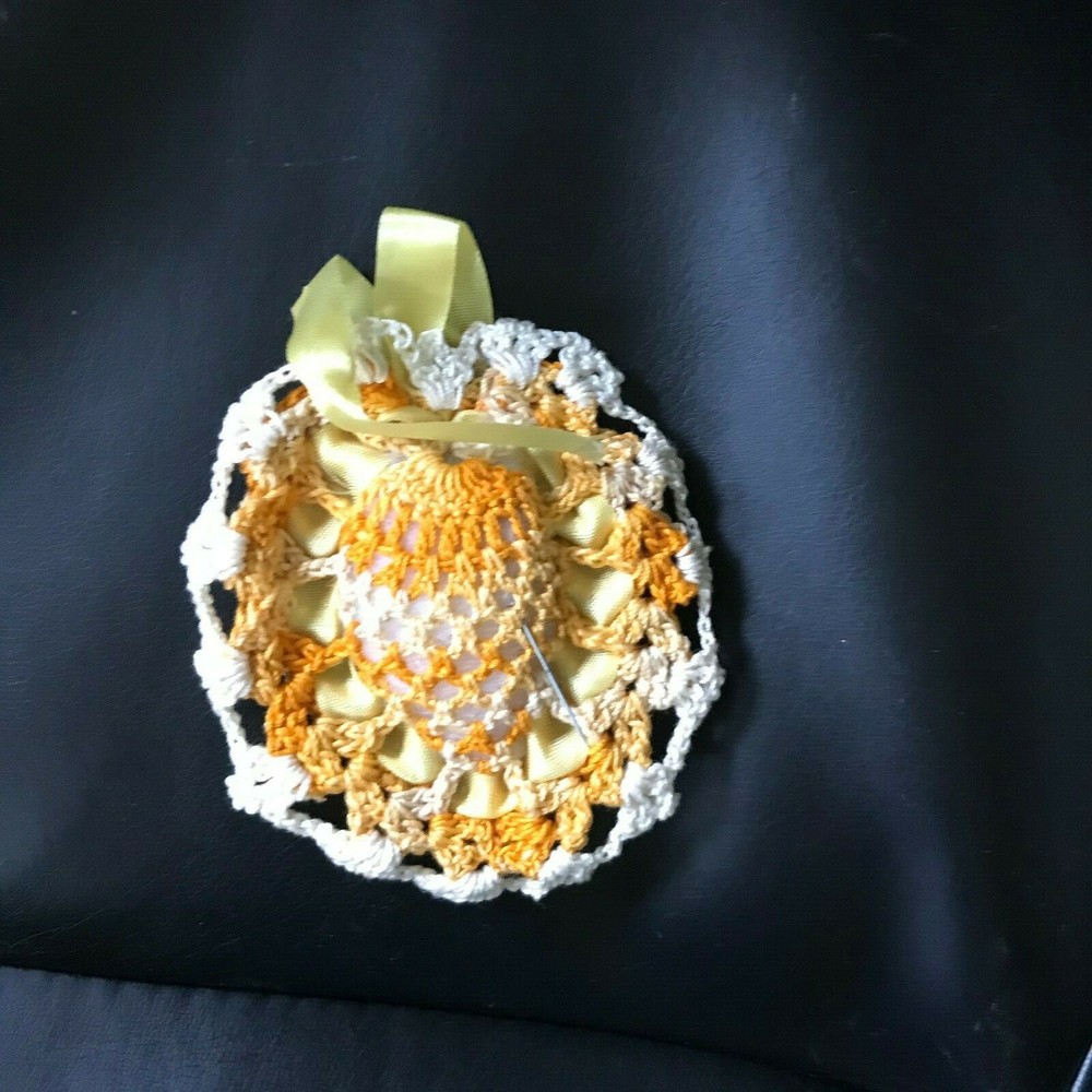 Tiny Hand Crocheted Pin Cushion