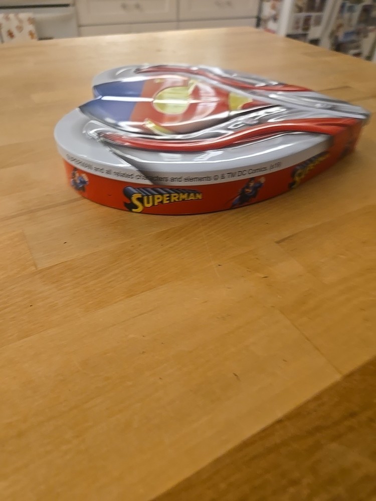 Clark Kent Superman Container DC Comics Heart Shaped Tin Only