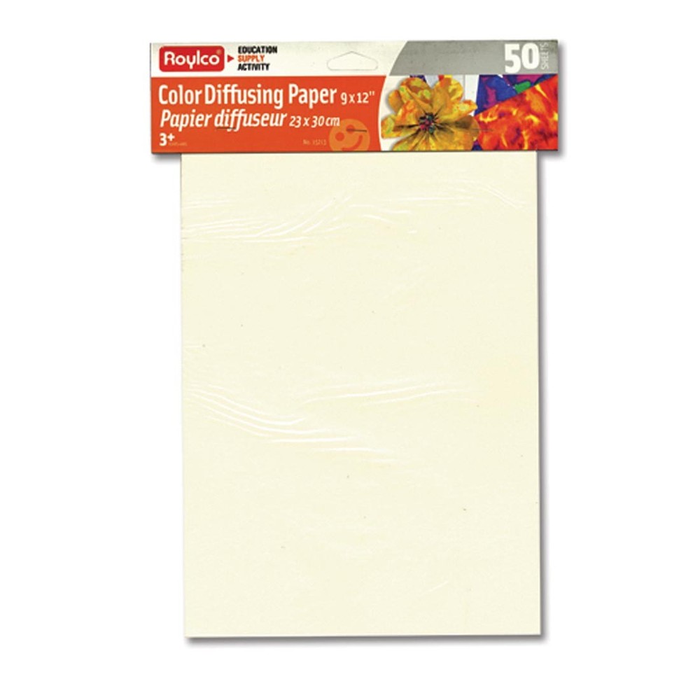 Roylco Color Diffusing Paper 9x12"