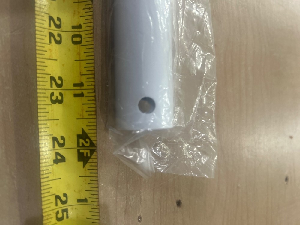 24 inch white non threaded ceiling fan downrod