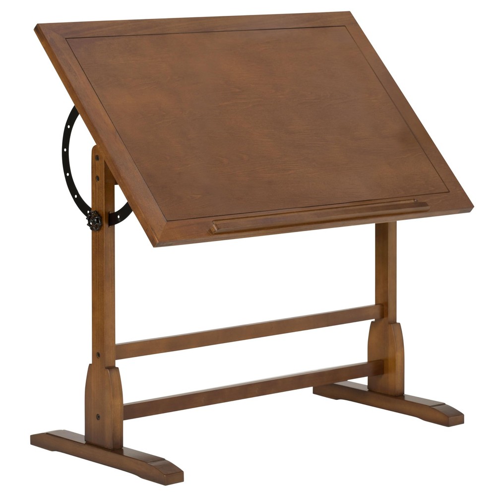 Studio Designs Vintage Drafting Table - Antique Design Solid Wood Drafting Ta...