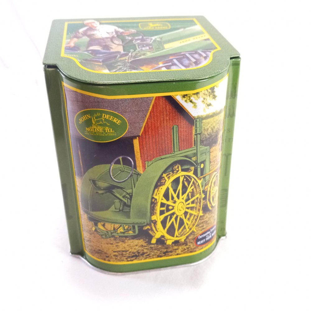 John Deere Collectable Tin *General Purpose Tractor* With hinged  lid