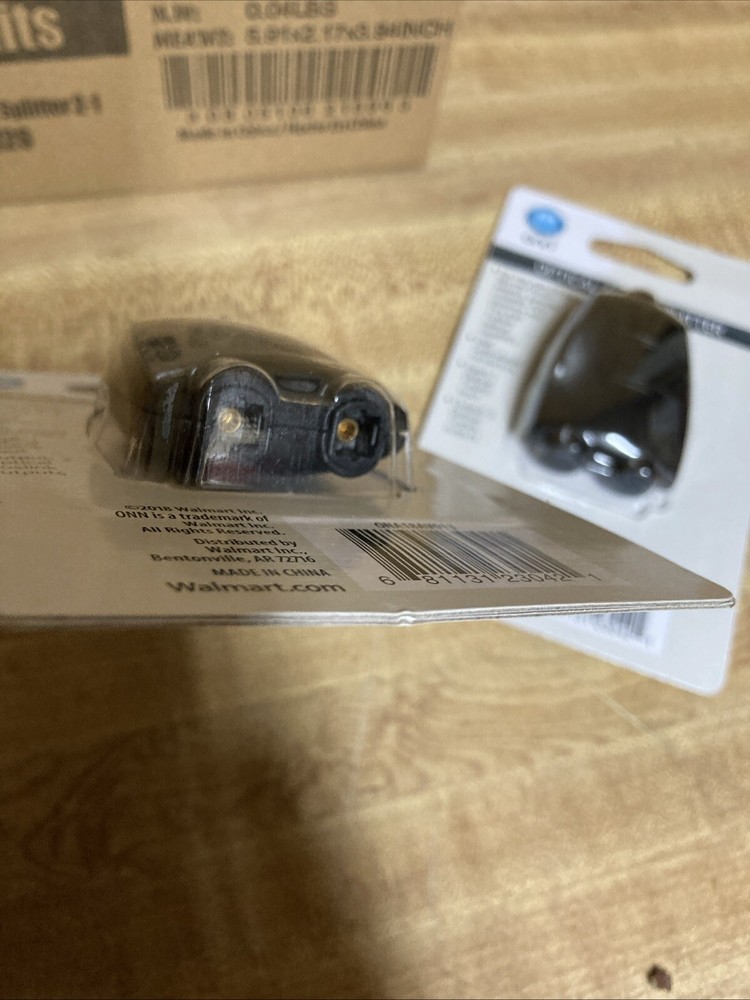 2 Pack ONN Optical Audio Splitters Brand New